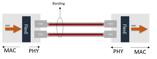 FlexE Bonding example
