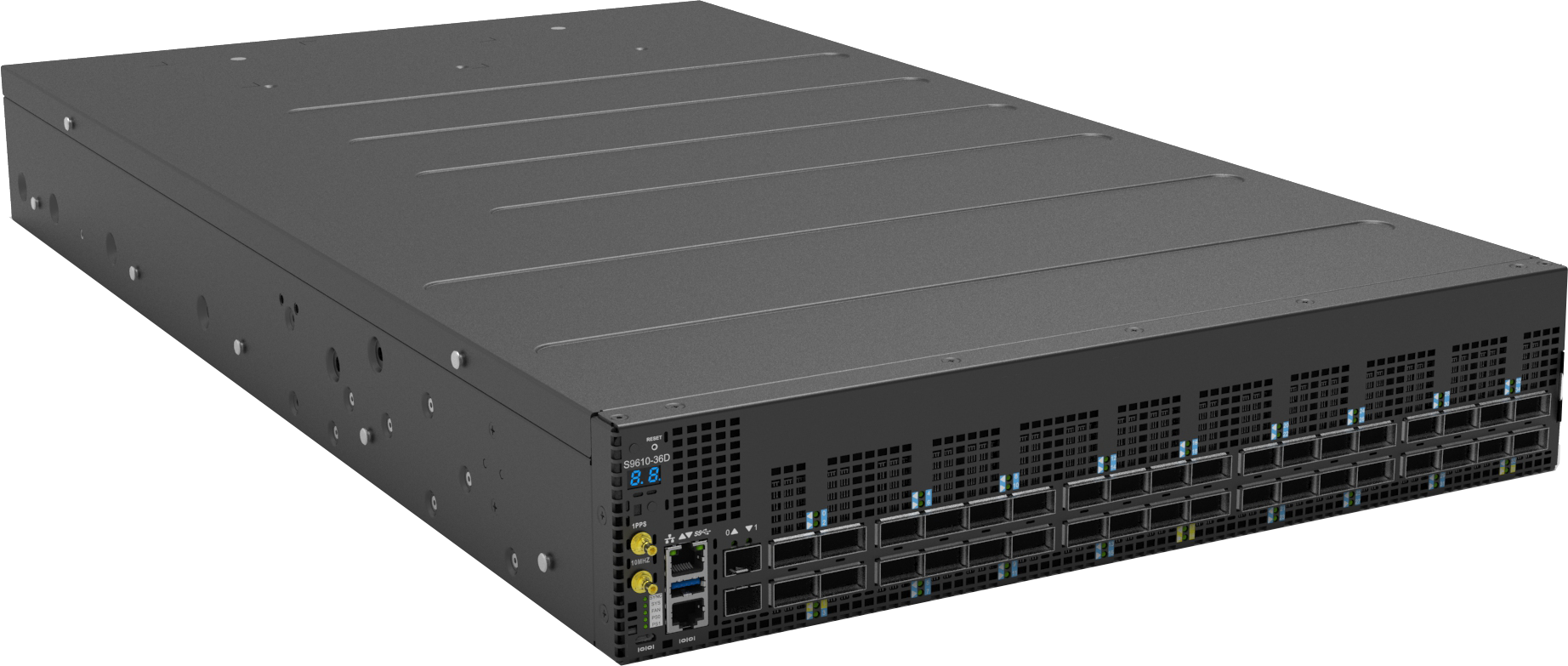 S9610-36D-open-aggregation-router-front-angle